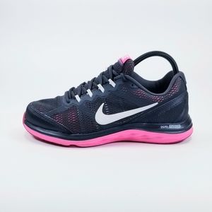 Nike Dual Fusion Run 3 Women's Gray Pink Running S